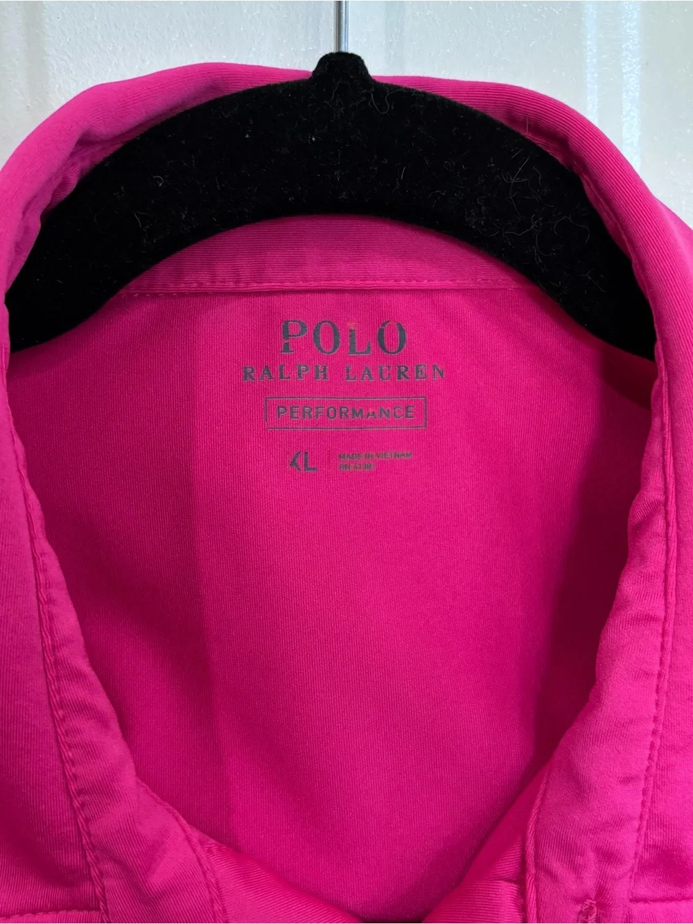 Polo by Ralph Lauren Men's Fuchsia Short-Sleeve Polo Shirt Size XL